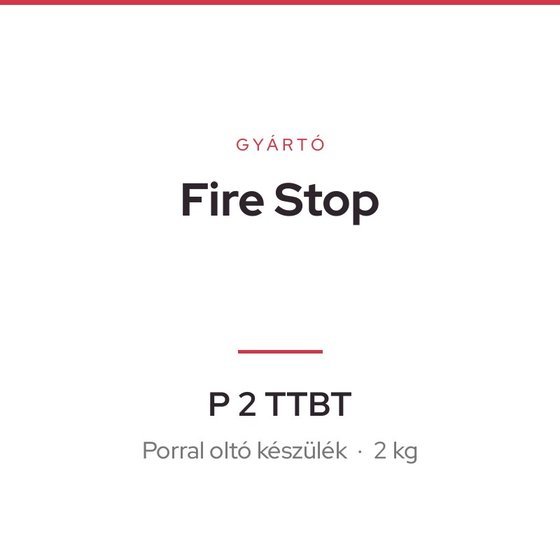 Fire Stop P 2 TTBT