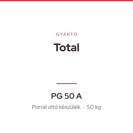 Total PG 50 A