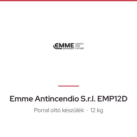 Emme Antincendio S.r.l. EMP12D