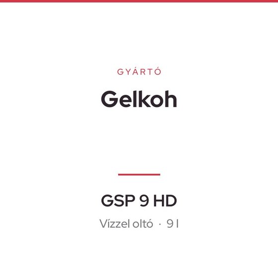 Gelkoh GSP 9 HD