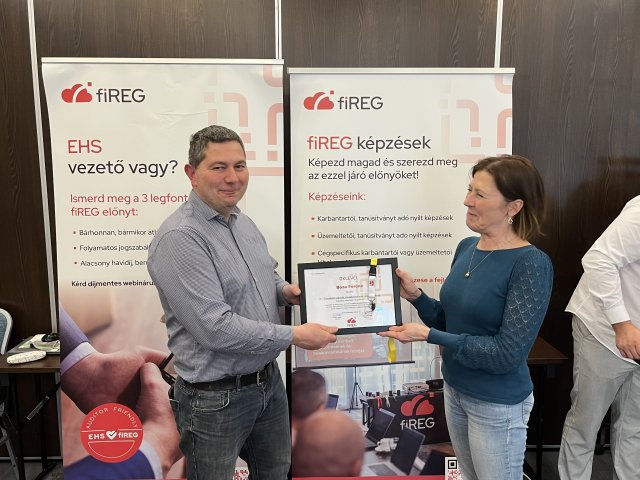 fiREG üzemeltetői képzés · Vecsés, 2026.03.19.