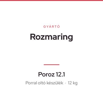 Rozmaring Poroz 12.1