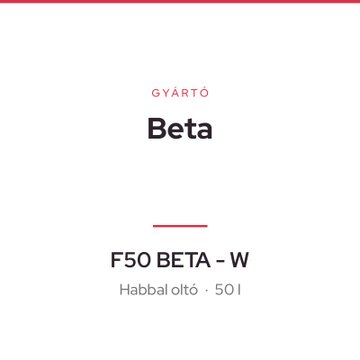 Beta F50 BETA - W