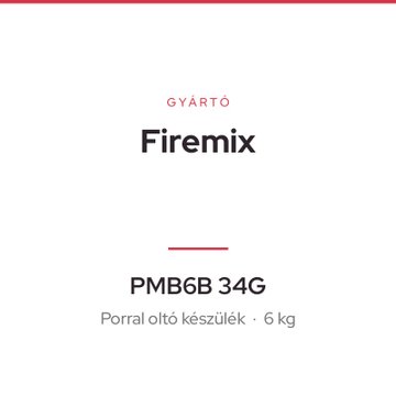 Firemix PMB6B 34G