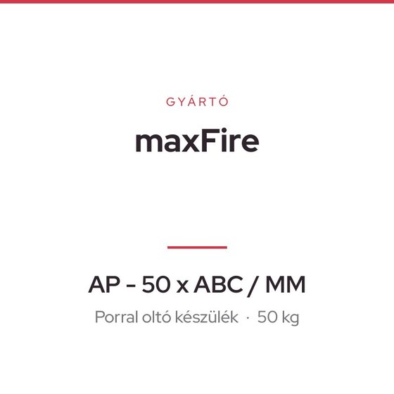 maxFire AP - 50 x ABC / MM