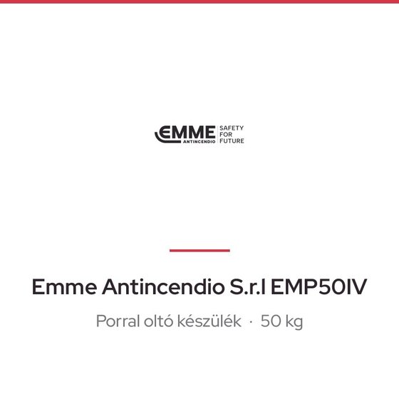 Emme Antincendio S.r.l EMP50IV