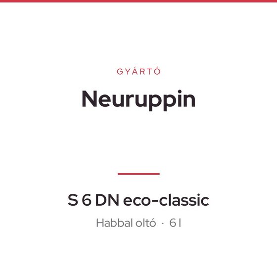 Neuruppin S 6 DN eco-classic