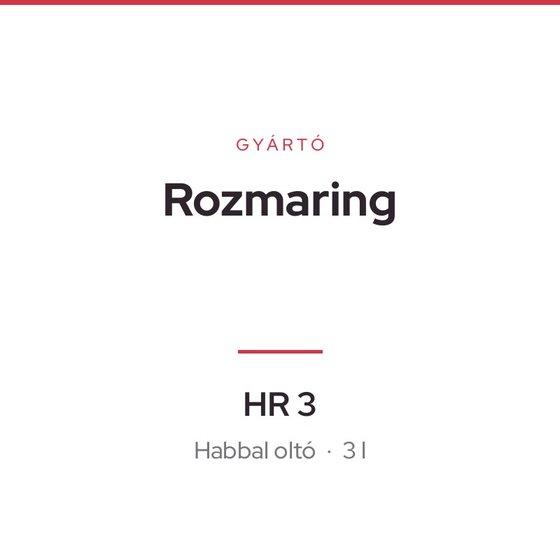 Rozmaring HR 3