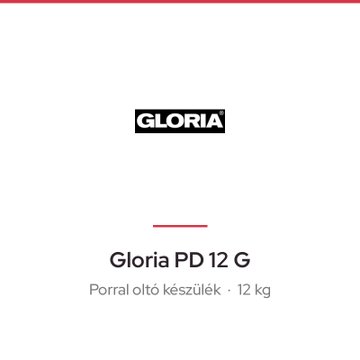 Gloria PD 12 G