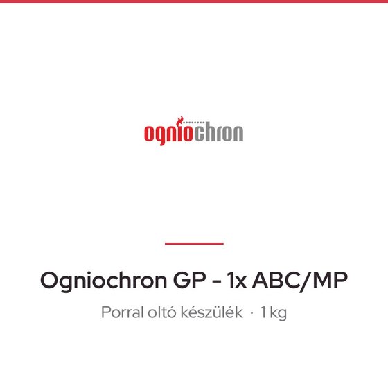 Ogniochron GP - 1x ABC/MP