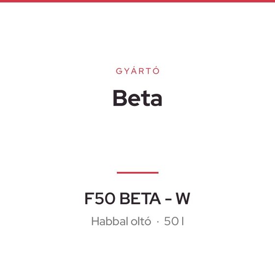Beta F50 BETA - W