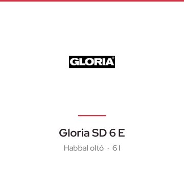 Gloria SD 6 E