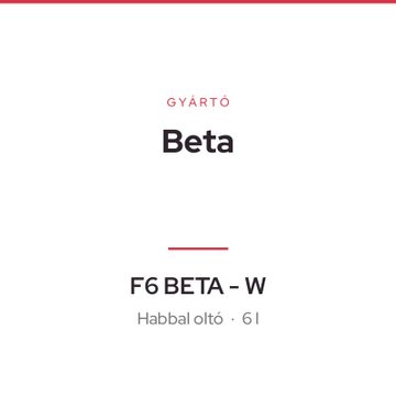Beta F6 BETA - W