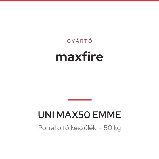 maxfire UNI MAX50 EMME
