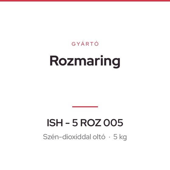 Rozmaring ISH - 5 ROZ 005
