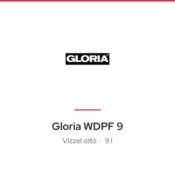 Gloria WDPF 9