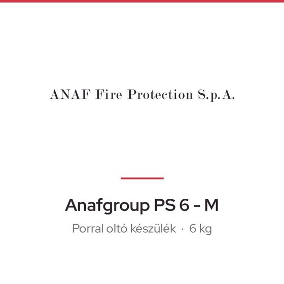 Anafgroup PS 6 - M