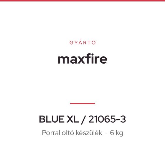 maxfire BLUE XL / 21065-3