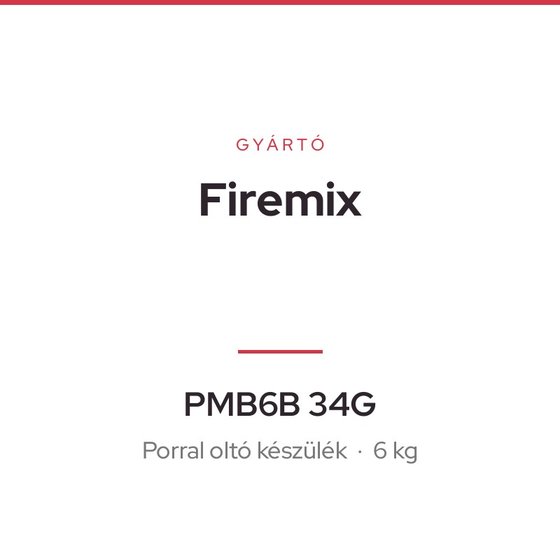 Firemix PMB6B 34G
