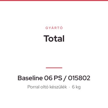 Total Baseline 06 PS / 015802