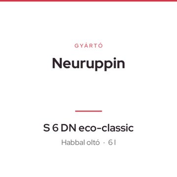 Neuruppin S 6 DN eco-classic
