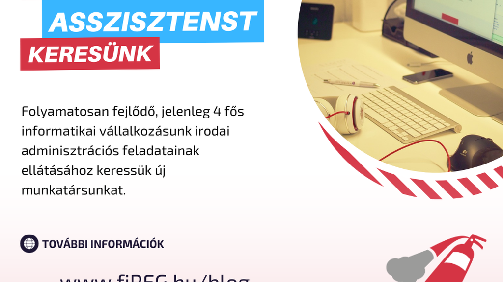 Irodai asszisztenst keresünk csapatunkba