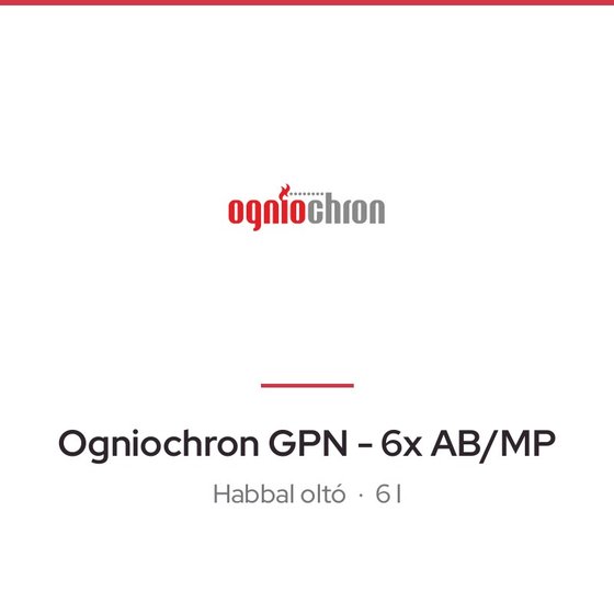 Ogniochron GPN - 6x AB/MP