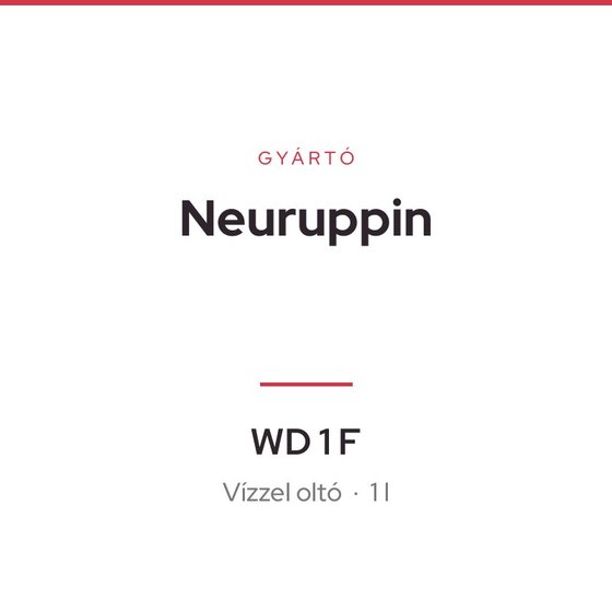 Neuruppin WD 1 F