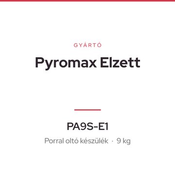 Pyromax Elzett PA9S-E1