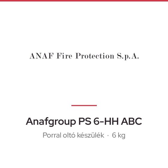 Anafgroup PS 6-HH ABC