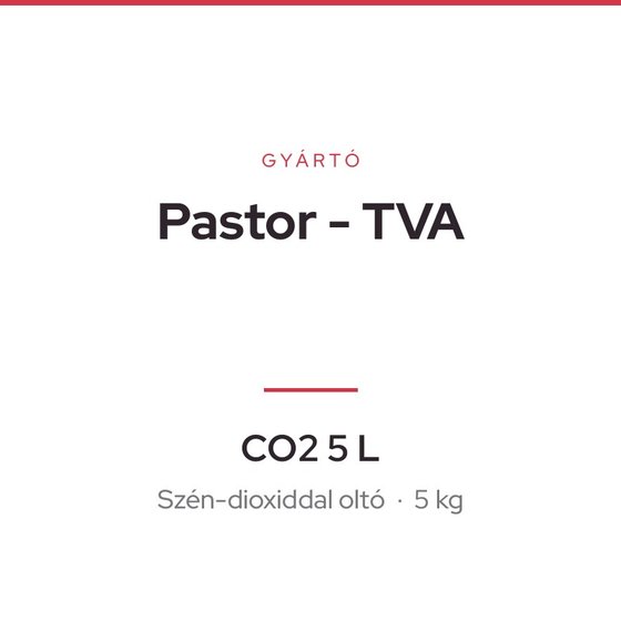 Pastor - TVA CO2 5 L