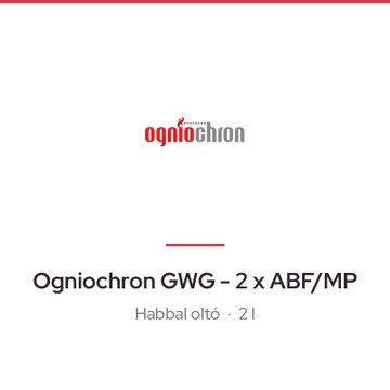 Ogniochron GWG - 2 x ABF/MP