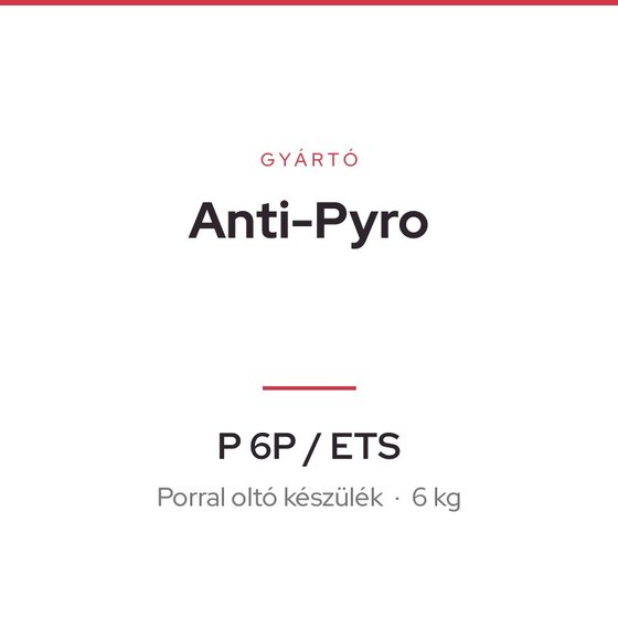 Anti-Pyro P 6P / ETS