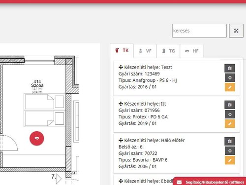 A jövő megérkezett a tűzvédelembe: eszközök elhelyezése az alaprajzon
