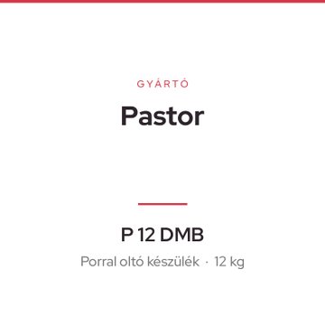 Pastor P 12 DMB