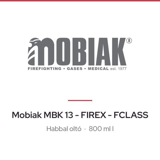 Mobiak MBK 13 - FIREX - FCLASS