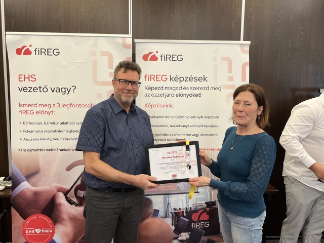 fiREG üzemeltetői képzés · Vecsés, 2026.03.19.