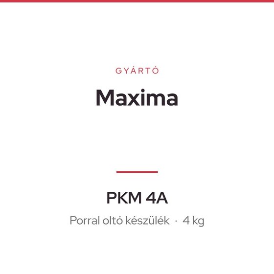 Maxima PKM 4A