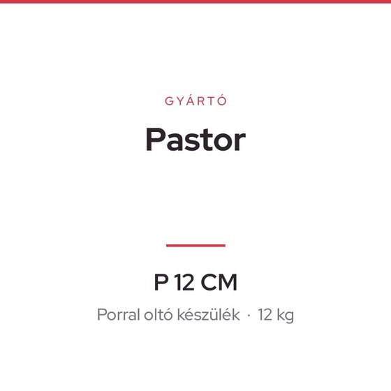 Pastor P 12 CM