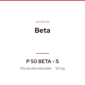 Beta P 50 BETA - S