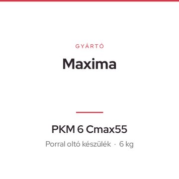 Maxima PKM 6 Cmax55