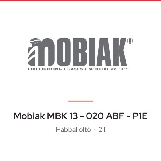 Mobiak MBK 13 - 020 ABF - P1E