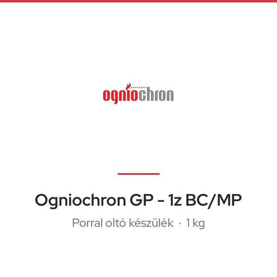 Ogniochron GP - 1z BC/MP