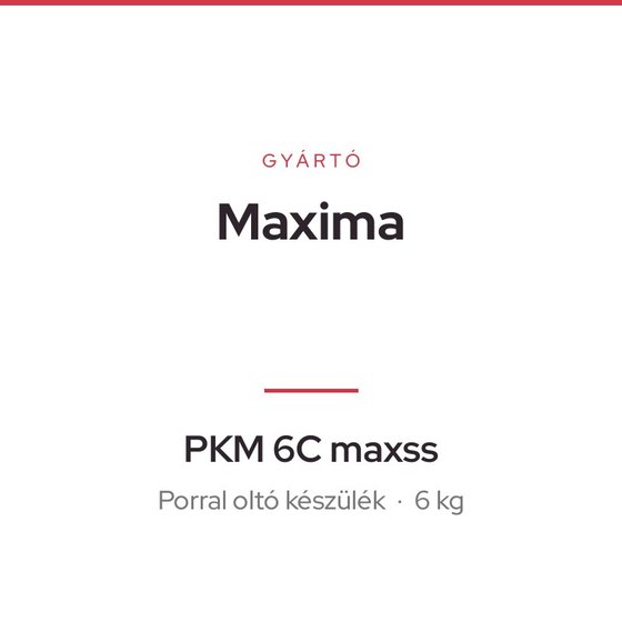 Maxima PKM 6C maxss