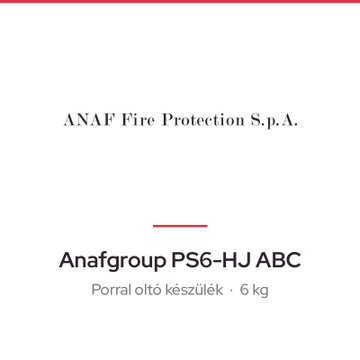 Anafgroup PS6-HJ ABC