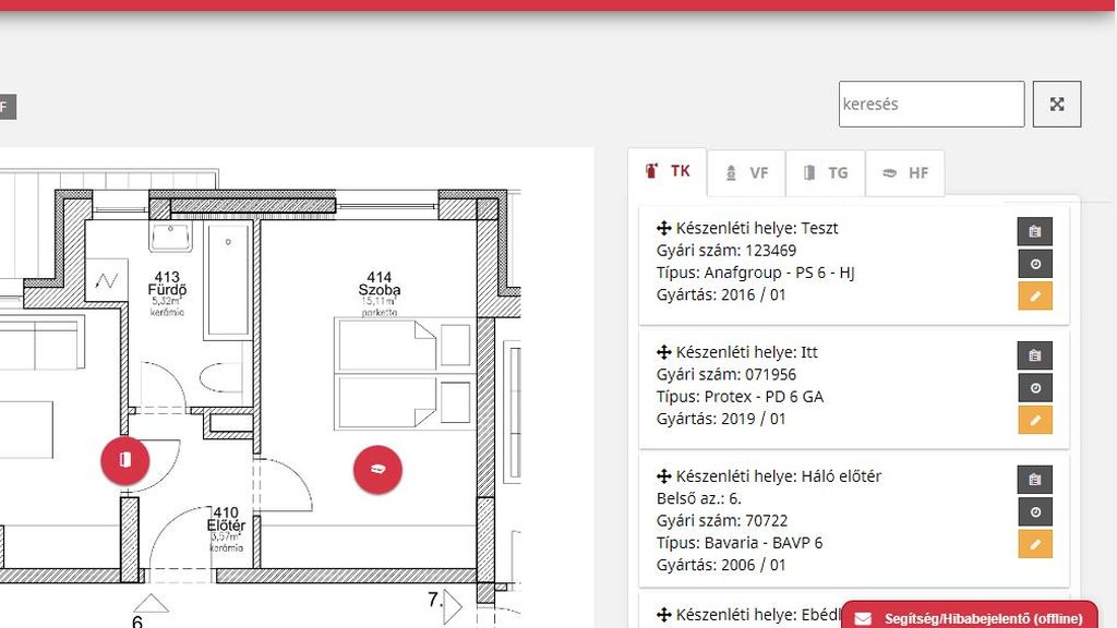 A jövő megérkezett a tűzvédelembe: eszközök elhelyezése az alaprajzon