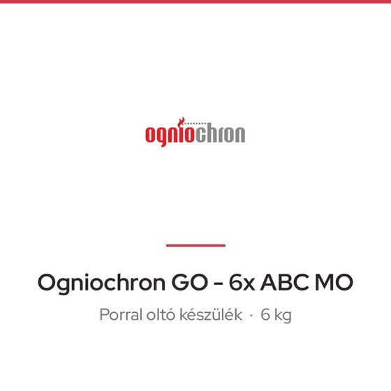 Ogniochron GO - 6x ABC MO