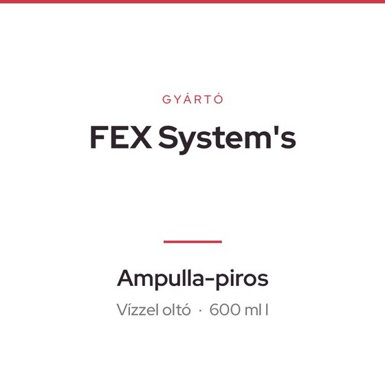 FEX System's Ampulla-piros