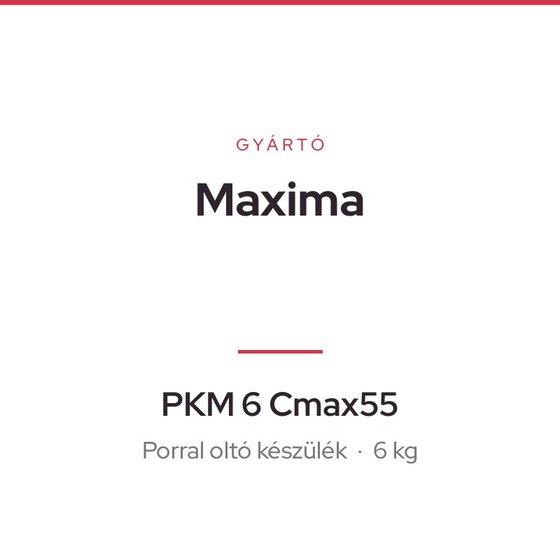 Maxima PKM 6 Cmax55
