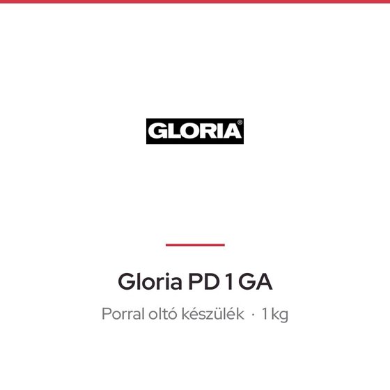 Gloria PD 1 GA
